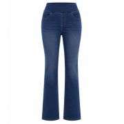 Vintage Washed High Waist Straight Leg Jeans