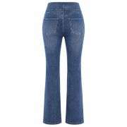 Vintage Washed High Waist Straight Leg Jeans