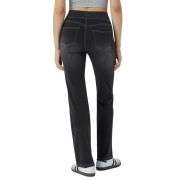Vintage Washed High Waist Straight Leg Jeans