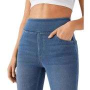 Vintage Washed High Waist Straight Leg Jeans