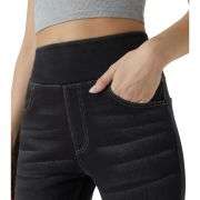 Vintage Washed High Waist Straight Leg Jeans