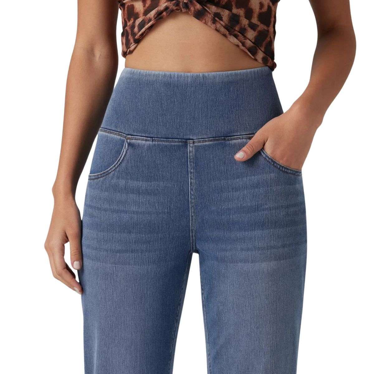 High Waisted Skinny 7/8 Jeans