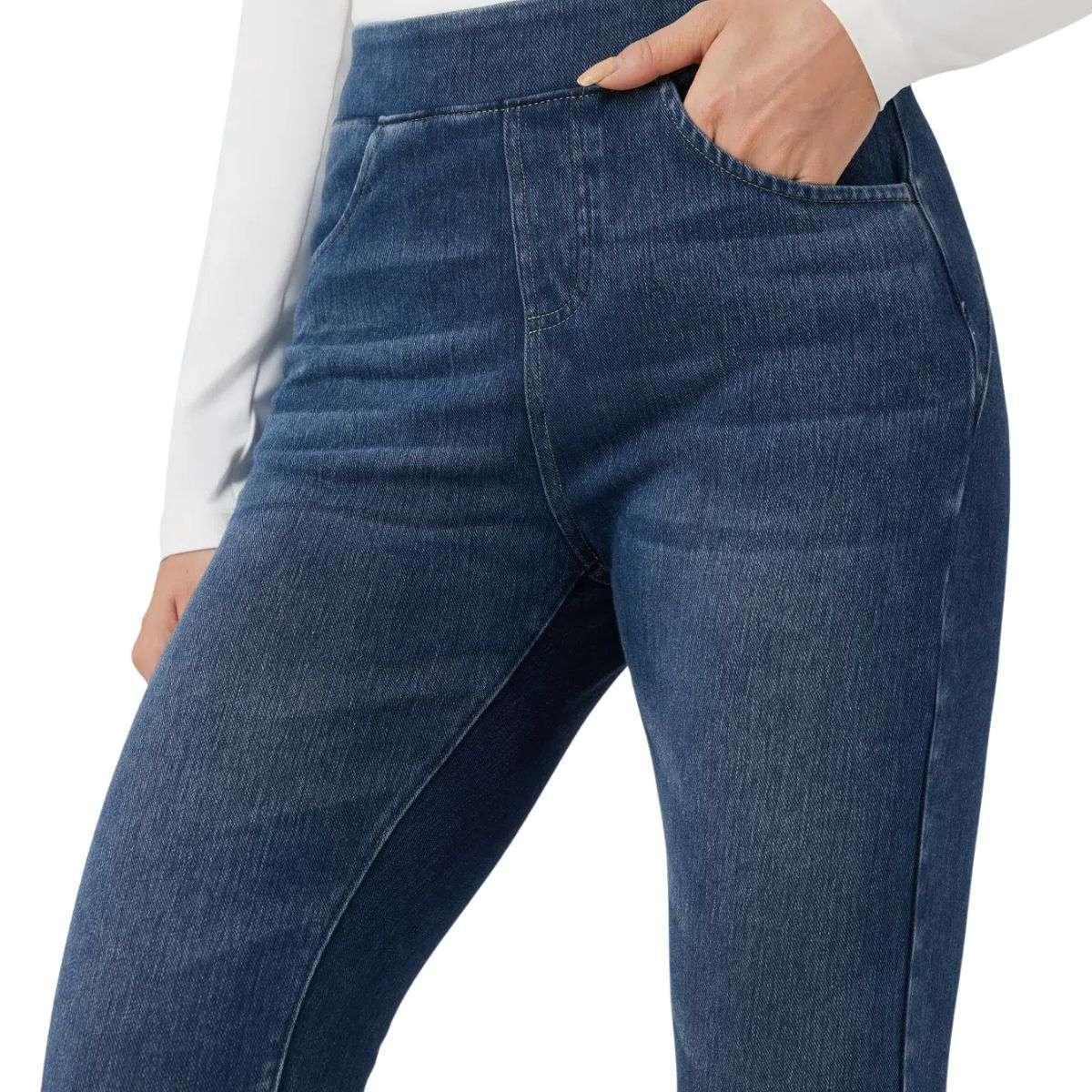 High Waist Stretch Skinny Jeans