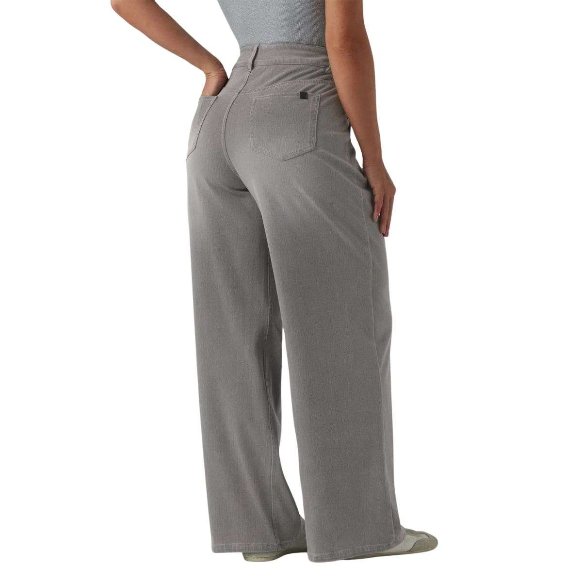 Mid Rise Wide Leg Casual Jeans