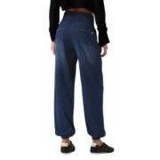 Crossover Waist Tummy Control Denim Jogger Pants