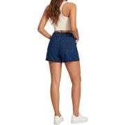 High‑Rise 3‑Inch Hot Pants Comfort Knit 4‑Way Stretch Women’s Denim Shorts