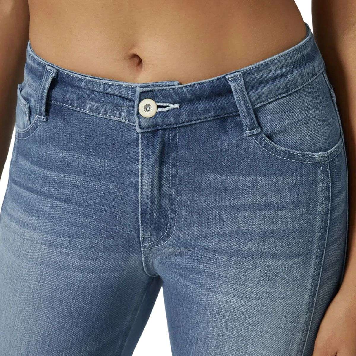 Mid Low Rise Skinny Jeans