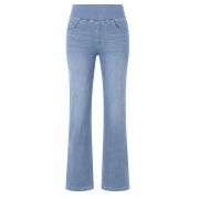 Vintage Washed High Waist Straight Leg Jeans