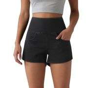 High Waisted Tummy Control Denim Shorts