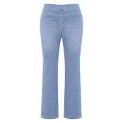 Vintage Washed High Waist Straight Leg Jeans