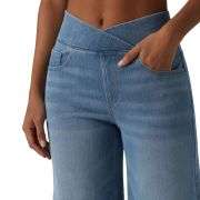 Crossover Mid Rise Baggy Jeans