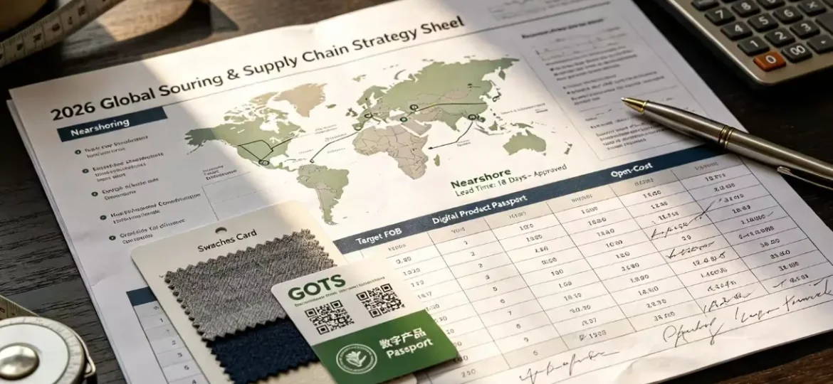 Fashion brand sourcing strategy and clothing sourcing trends for 2026