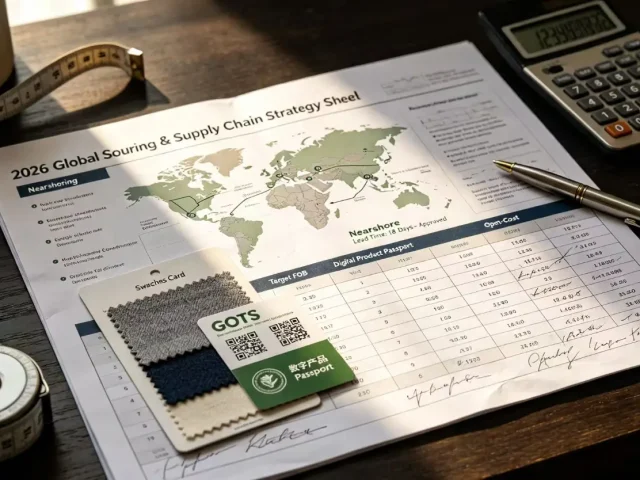 Fashion brand sourcing strategy and clothing sourcing trends for 2026