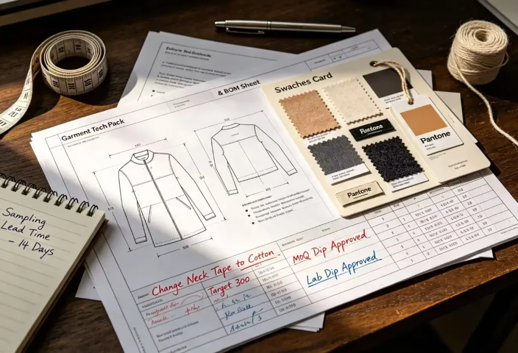 Clothing startup supply chain solutions by Newasia Garment with OEM manufacturing, fabric sourcing, sampling, and quality control support for emerging fashion brands