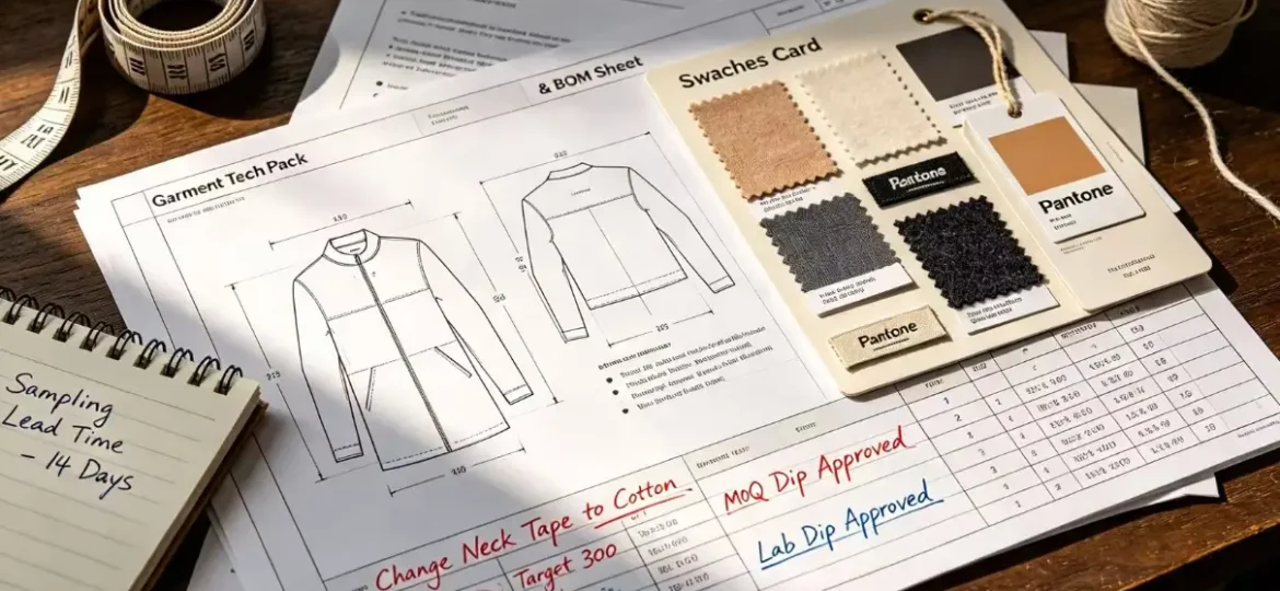 Clothing startup supply chain solutions by Newasia Garment with OEM manufacturing, fabric sourcing, sampling, and quality control support for emerging fashion brands