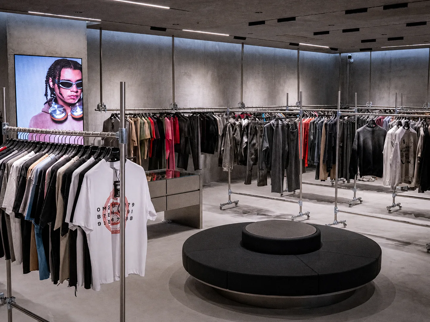 Fashion collection showroom supporting OEM product development