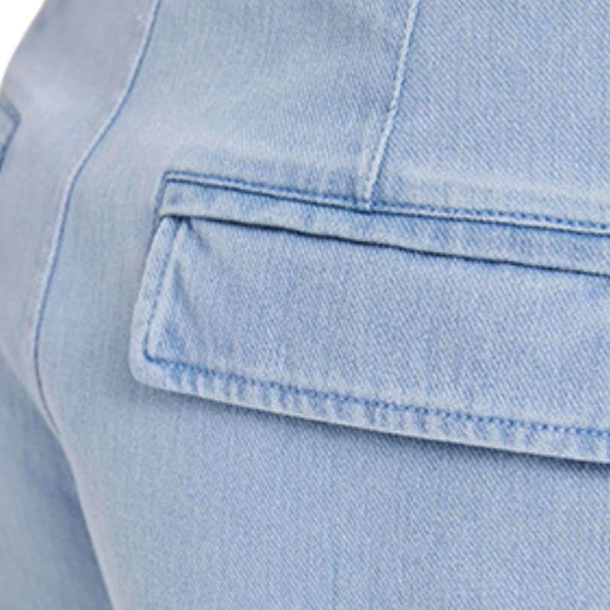 High Waisted Stretchy Slimming Denim Casual Shorts