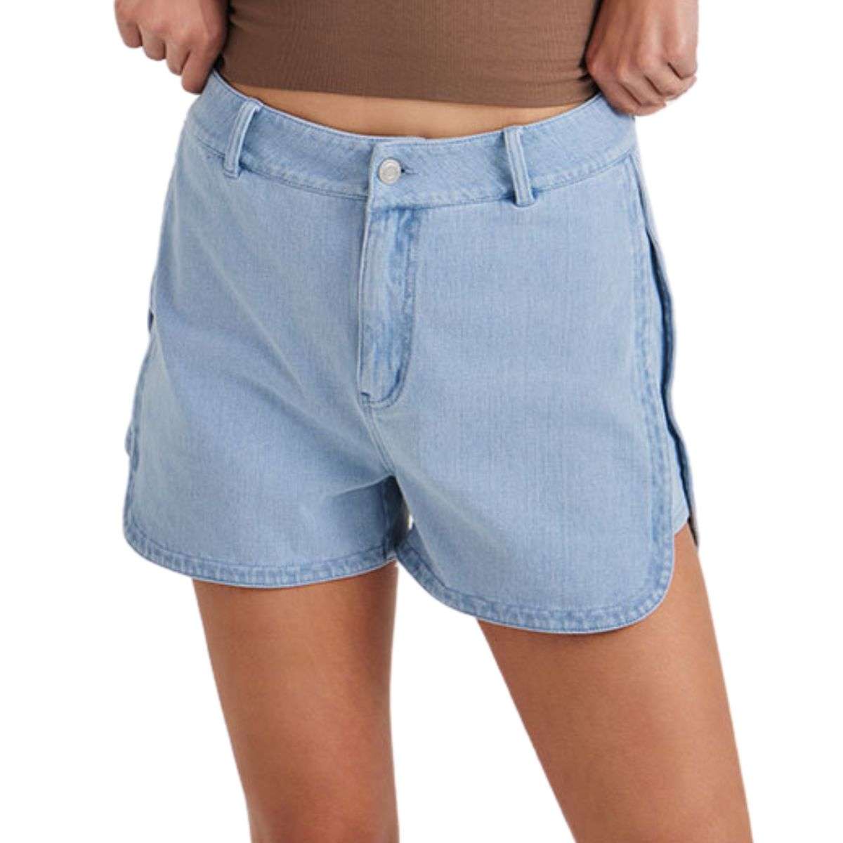 High Waisted Stretchy Slimming Denim Casual Shorts