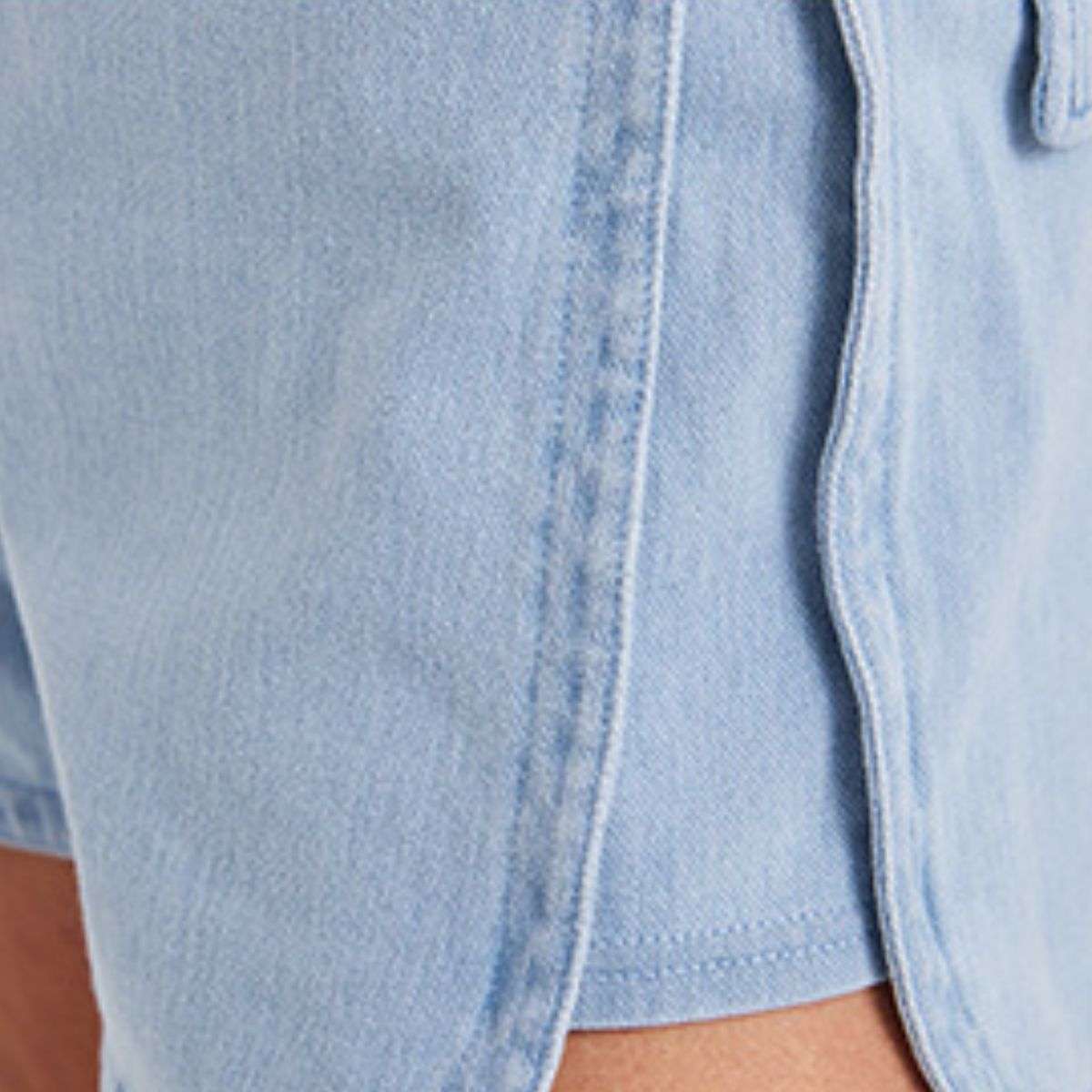 High Waisted Stretchy Slimming Denim Casual Shorts