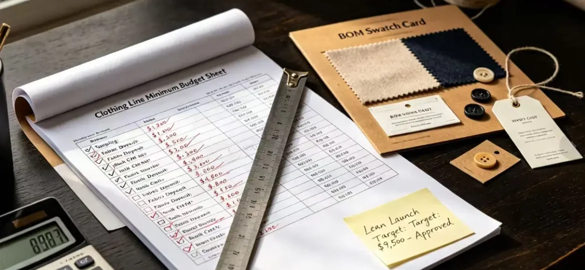 Clothing manufacturing costs and production planning for new fashion brands