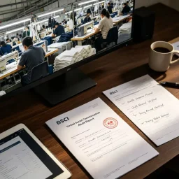 Virtual factory audit at Newasia Garment showcasing OEM & ODM apparel manufacturing capabilities, quality control, and transparent production process