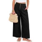 Women’s High Waisted Loose Barrel Leg Ankle Jeans