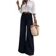 Women’s High Waist Wide Leg Denim Jeans