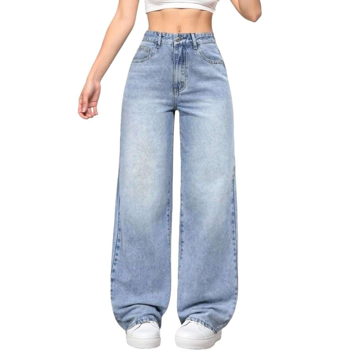 Women’s Y2K Style Wide Leg Loose Baggy Jeans