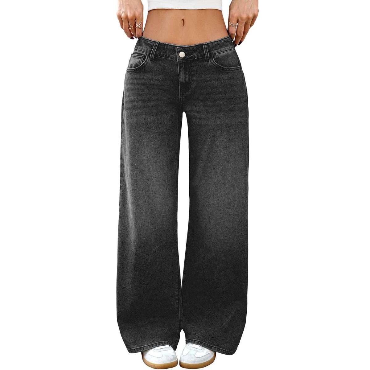 Women’s Low Rise Y2K Style Loose Denim Jeans