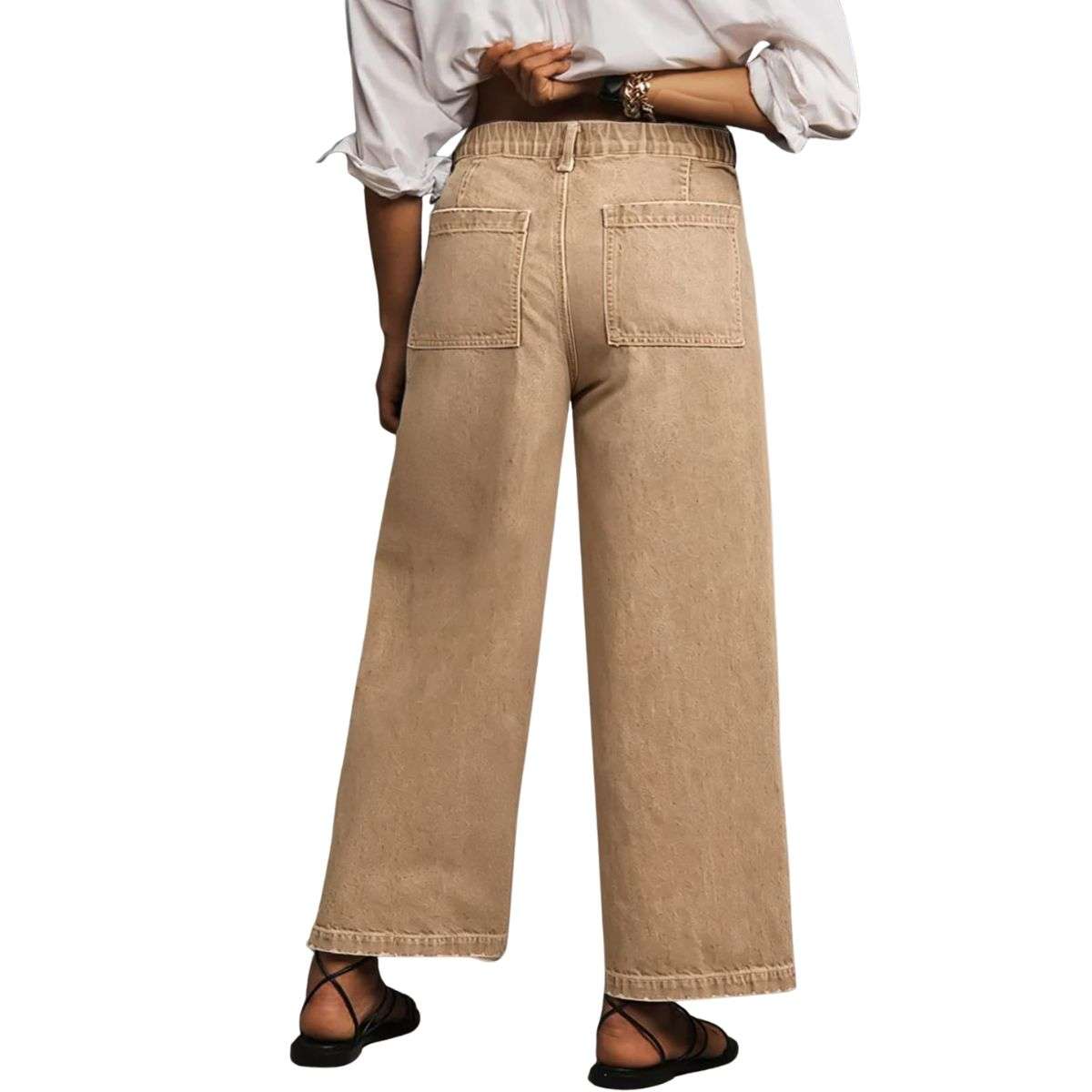 Plus Size Women’s High Waisted Wide Leg Jeans