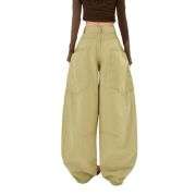 Women’s High Rise Barrel Leg Loose Fit Jeans