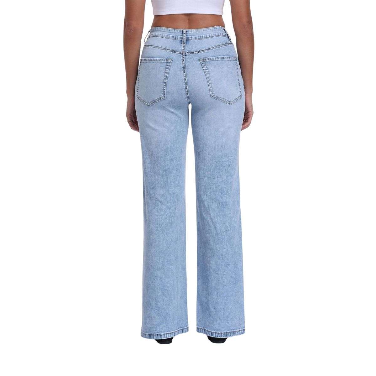 Women’s Trendy Drawstring Waist Loose Fit Jeans
