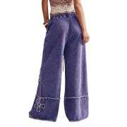 Women’s Y2K Boho Loose Wide Leg Jeans