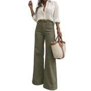 Women’s High Waist Wide Leg Denim Jeans