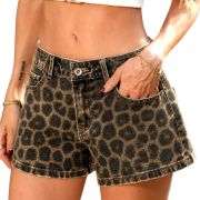 Women’s High Stretch Loose Fit Denim Shorts