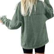 Women’s Casual Drop Shoulder Button Front Denim Jacket With Pockets