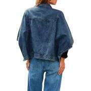 Women’s Loose Cropped Denim Jacket