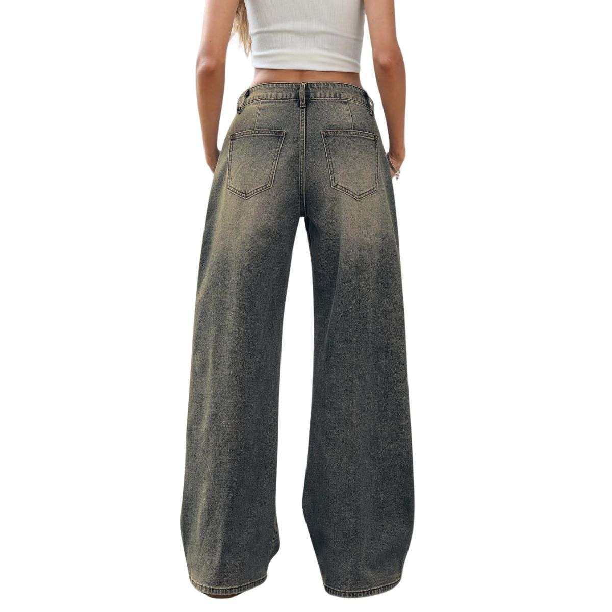 Women’s Low Rise Y2K Style Loose Denim Jeans