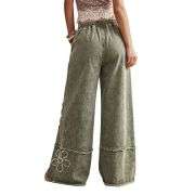 Women’s Y2K Boho Loose Wide Leg Jeans