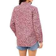 Women’s Leopard Print Denim Jacket