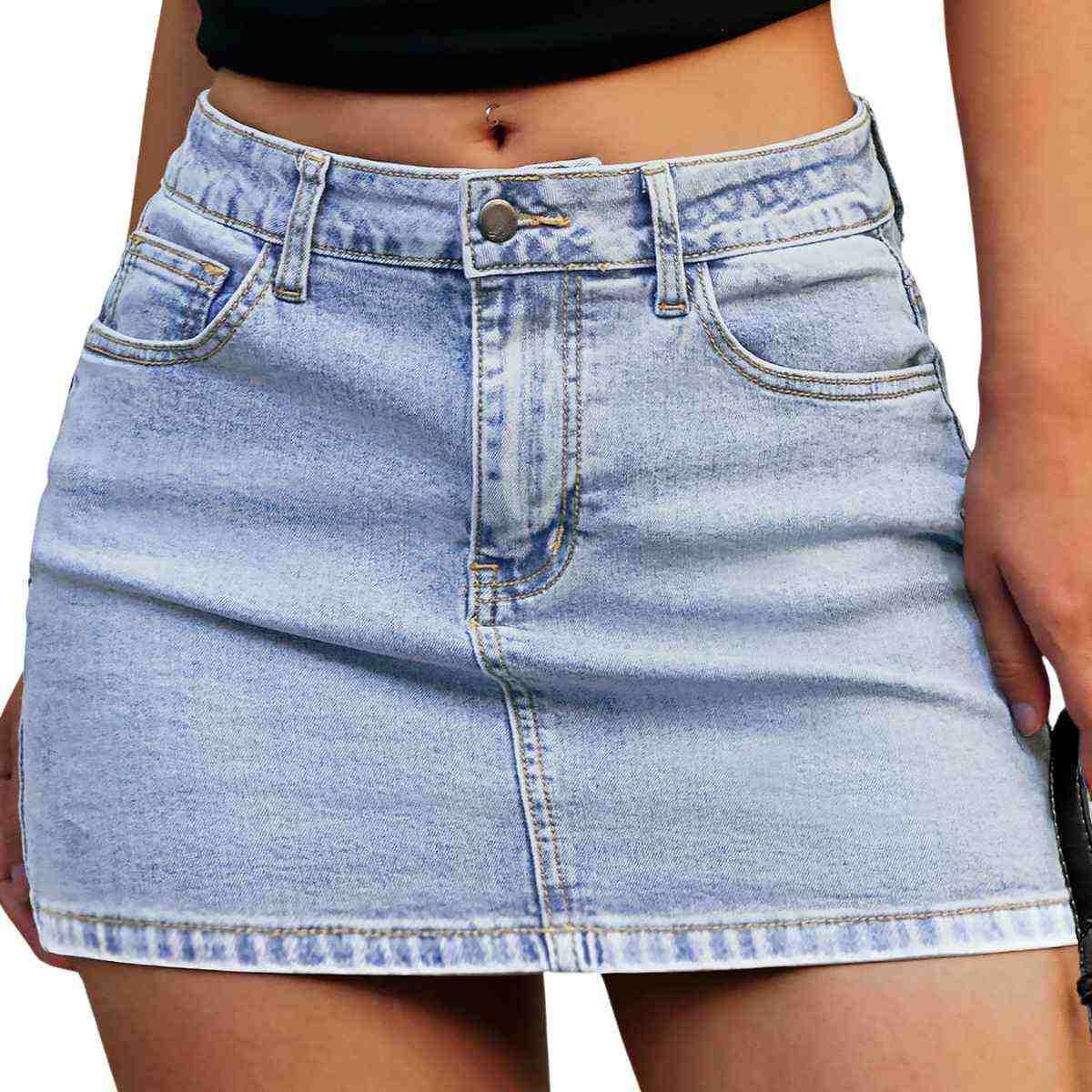 Women’s Classic Denim Mini Skirt