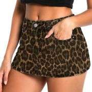 Women’s Low Rise Denim Mini Skirt