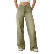 Women’s High Rise Loose Straight Wide Leg Jeans