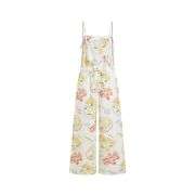 Women’s Bow Detail Adjustable Strap Denim Bib Overalls