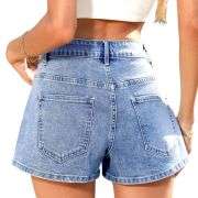 Women’s High Stretch Loose Fit Denim Shorts