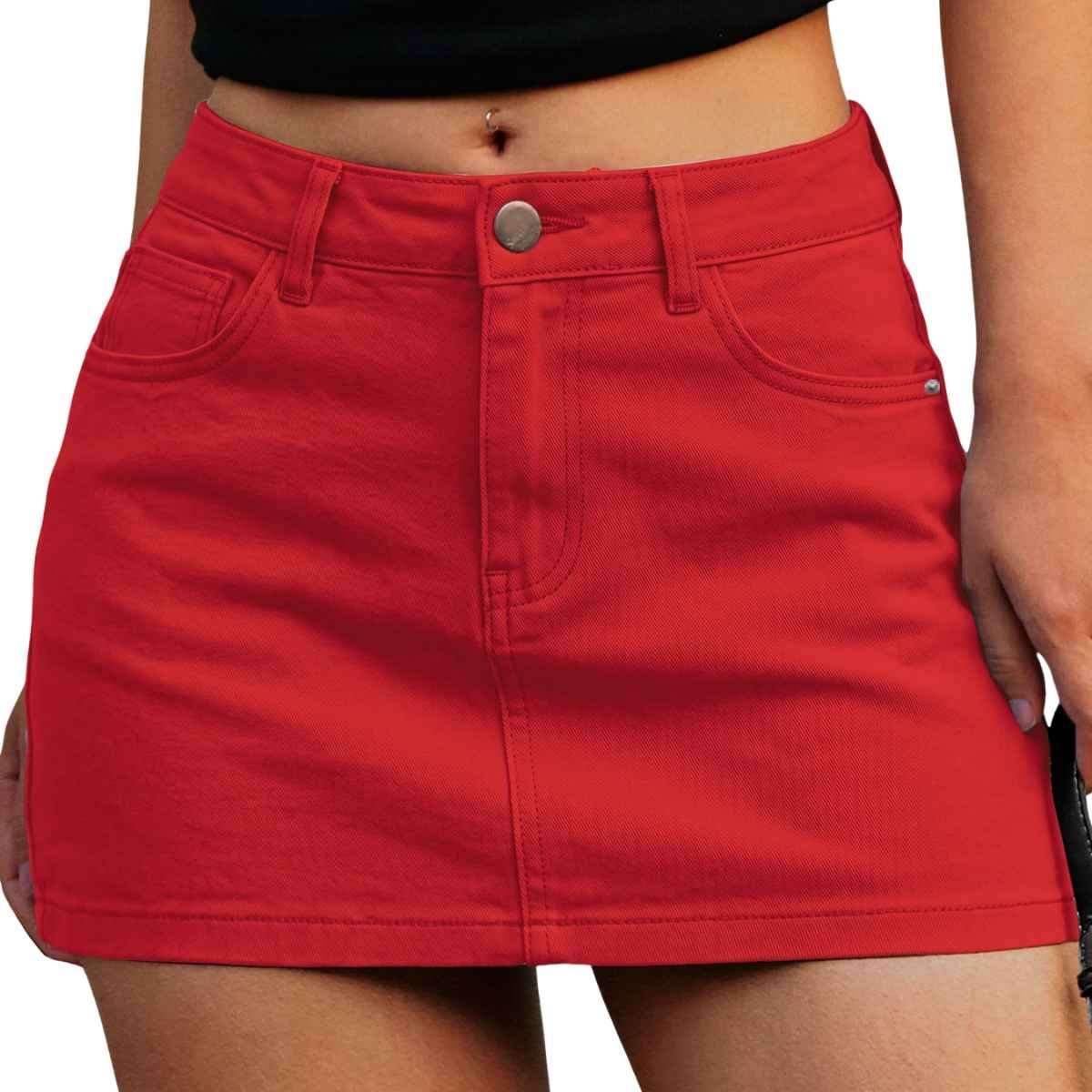Women’s Classic Denim Mini Skirt