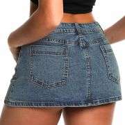 Women’s Low Rise Denim Mini Skirt