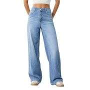 Women’s High Rise Loose Straight Wide Leg Jeans