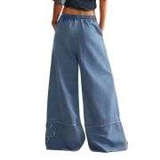 Women’s Y2K Boho Loose Wide Leg Jeans