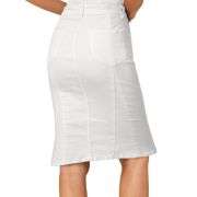 Women’s High Waisted Denim Midi Skirt